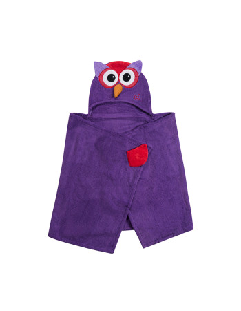 Zoocchini Hooded Baby Bath Towel  Olive the Owl