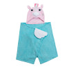 Zoocchini Hooded Baby Bath Towel  Allie the Alicorn