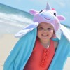 Zoocchini Hooded Baby Bath Towel  Allie the Alicorn