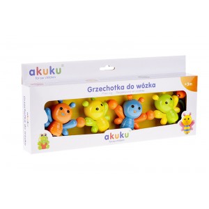 Αλυσίδα καροτσιού Χρωματιστά Ζωάκια - Βατραχάκι