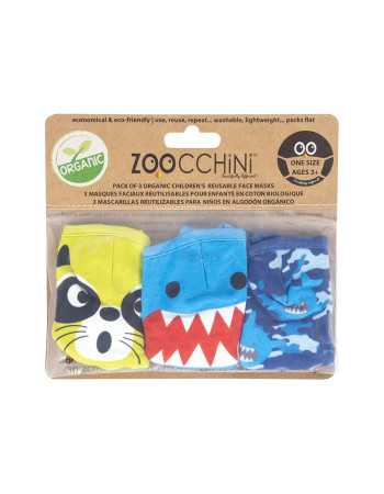 Σετ 3 Παιδικές Μάσκες – Shark Multi  |  ZOO15901
