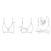 Carriwell Σουτιέν Θηλασμού χωρίς Ραφές / Seamless Nursing Bra - Λευκό - M
