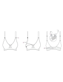 Carriwell Σουτιέν Θηλασμού χωρίς Ραφές / Seamless Nursing Bra - Λευκό - M