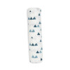 Lulujo Μουσελίνα Bamboo – Navy Triangles Swaddling Blanket