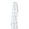 Lulujo Μουσελίνα Bamboo – Navy Triangles Swaddling Blanket