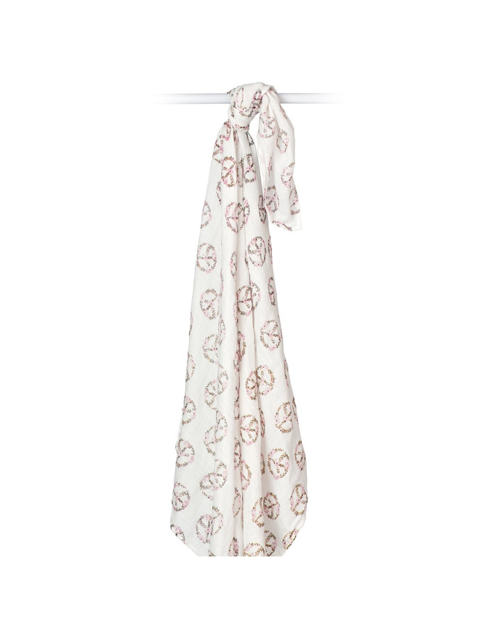 Lulujo Μουσελίνα Bamboo – Peace Swaddling Blanket