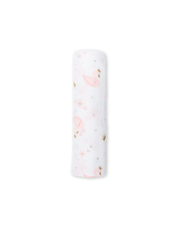 Lulujo Μουσελίνα – Swan Swaddling Blanket