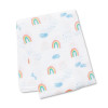 Lulujo Μουσελίνα – Rainbow Sky Swaddling Blanket