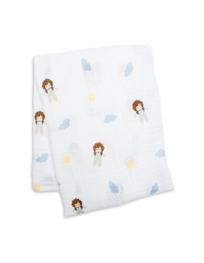 Lulujo Μουσελίνα – Modern Llama Swaddling Blanket
