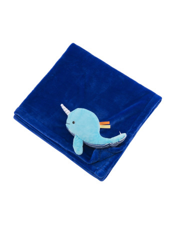 Zoocchini Stroller Blanket – Whale Buddy