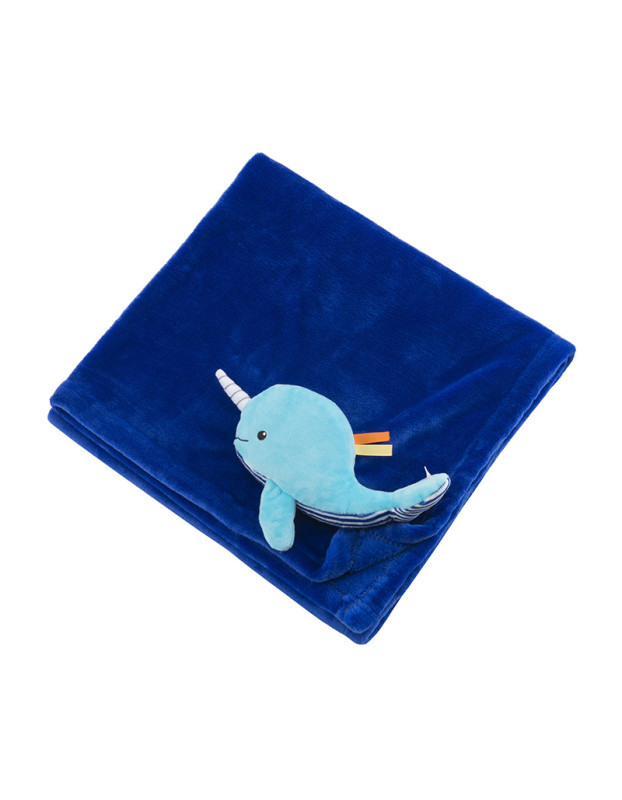 Zoocchini Stroller Blanket – Whale Buddy
