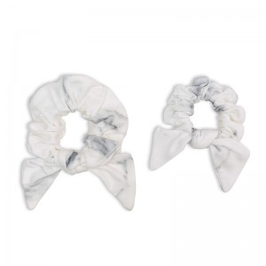 Lulujo Bamboo Mommy   Me Scrunchies – Marble