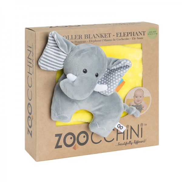 Zoocchini Stroller Blanket – Elephant Buddy