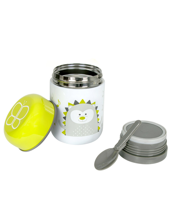 Bbluv Food – Θερμός Φαγητού με Κουτάλι - Ρακούν  |  B0122-R