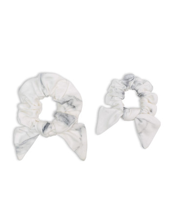 Lulujo Bamboo Mommy Me Scrunchies – Marble Lulujo Bamboo Mommy Me Scrunchies – Marble