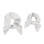 Lulujo Bamboo Mommy   Me Scrunchies – Marble  |  LJ260