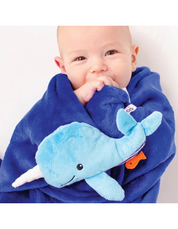Zoocchini Stroller Blanket – Whale Buddy