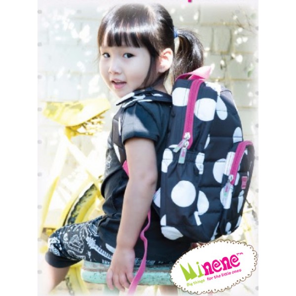 Minene Backpack BW Stripes