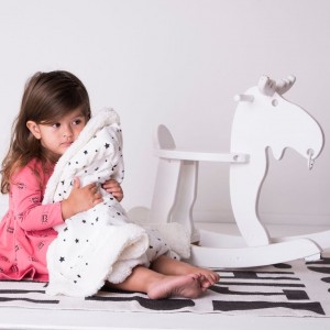 Luxurious Κουβερτα Minene Γκρι με Κεραυνους