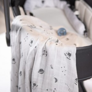 Minene Μουσελίνα από Bamboo - Γκρι Ανοιχτό