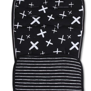 Κάλυμμα με επωμίδες Ασπρόμαυρο “X”