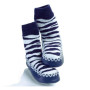 Mocc ons Blue Zebra - 18-24m  |  MO18-ZEBRA