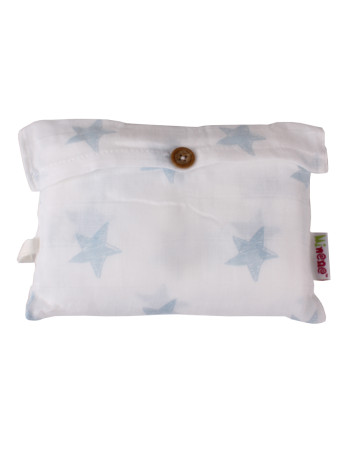 Minene Bamboo Muslin Swaddle Wrap Ecru 100x120cm.