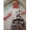 Minene Baby Set Άσπρο-Γκρι με Black Printed - 12-18m | 281350021412M Minene Baby Set Άσπρο-Γκρι με Black Printed - 12-18m | 281350021412M