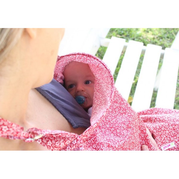 Minene Κάλυμμα Θηλασμού Ριγέ Γκρι-Μαύρο