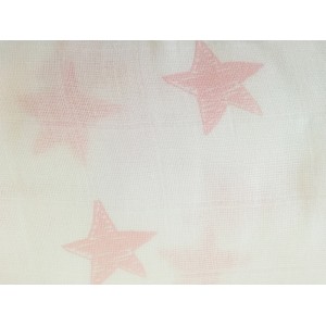 Minene Μεγάλες Μουσελίνες - Ροζ Αστέρια