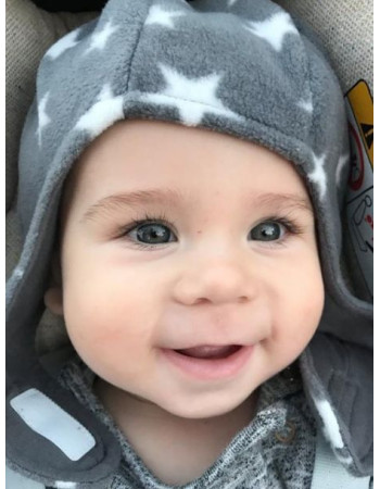 Minene Σκουφάκι Fleece Olive Green Star - 12-18m | 282650243018A Minene Σκουφάκι Fleece Olive Green Star - 12-18m | 282650243018A
