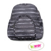 Minene Backpack BW Stripes  |  MN9524