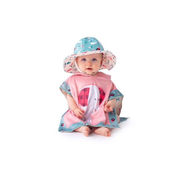 Καπέλο Διπλής Όψης UPF 50  Pink Zoo - MEDIUM 2-4 yrs