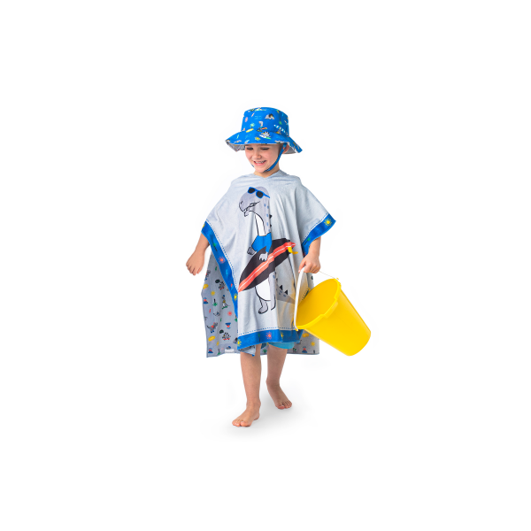 Πόντσο Διπλής Όψης UPF50  Dino