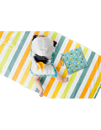 FlapJackKids Αδιάβροχη Τσαντα Grey Zoo | FJKWB575 FlapJackKids Αδιάβροχη Τσαντα Grey Zoo | FJKWB575