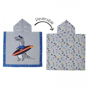 Πόντσο Διπλής Όψης UPF50  Dino