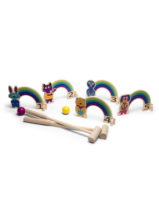 Bs Toys – Rainbow Croquet (Κροκέ) Bs Toys – Rainbow Croquet (Κροκέ)