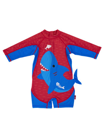 Zoocchini Surf Suit UPF50 Blue Shark - 12-24m  |  ZOO12412-12-24M