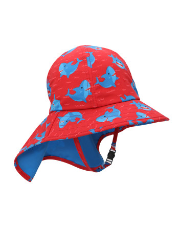 Zoocchini Cape Sunhat UPF50 Shark - 2-4 ετών  |  ZOO15052-2-4Y