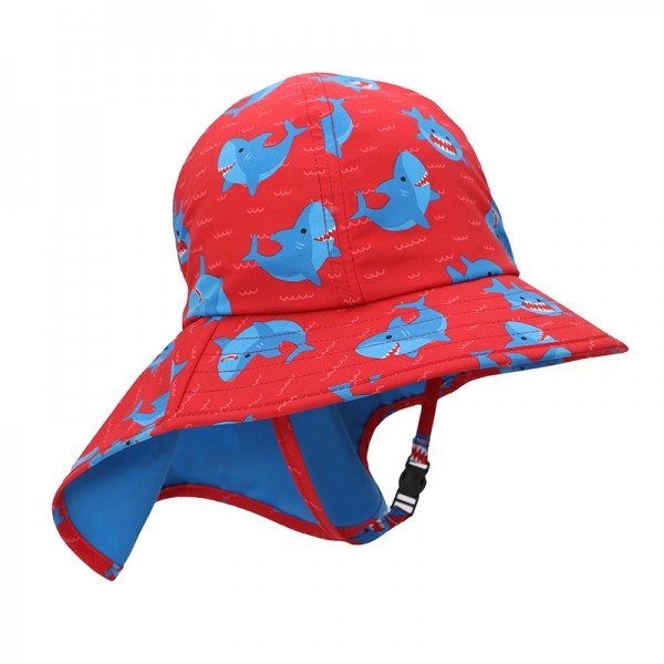 Zoocchini Cape Sunhat UPF50 Shark - 6-24m