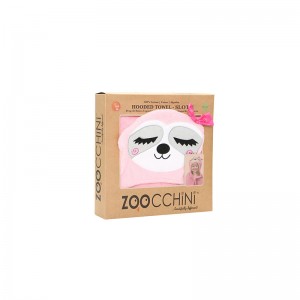 Zoocchini Hooded Baby Bath Towel Sadie The Sloth