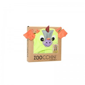 Zoocchini Hooded Baby Bath Towel  Drool The Dragon