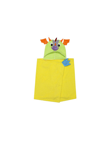 Zoocchini Hooded Baby Bath Towel  Drool The Dragon
