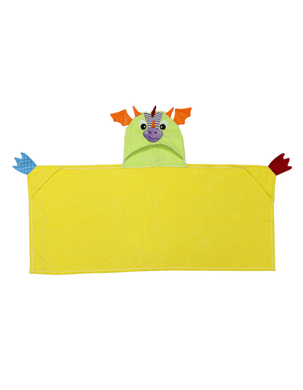 Zoocchini Hooded Baby Bath Towel  Drool The Dragon