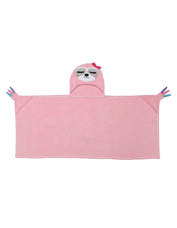 Zoocchini Hooded Baby Bath Towel Sadie The Sloth