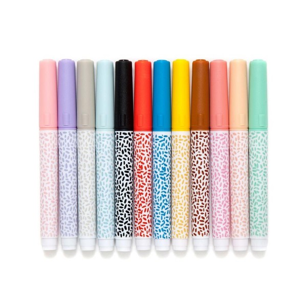 Petit Monkey – 12 μαρκαδόροι Felt tip