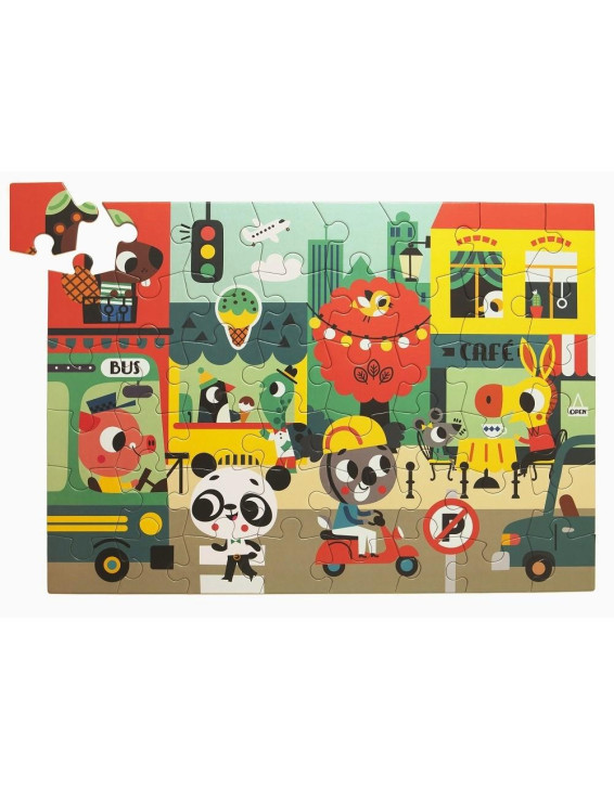 Petit Monkey – Παζλ “Στην Πόλη” 48 pcs / 4 yr