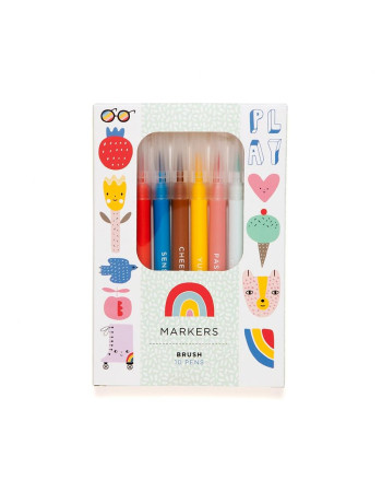 Petit Monkey – 10 Μαρκαδόροι λεπτοί Felt Tip  |  PTM-PMC02