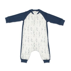 70% Bamboo 30% Cotton Sleepsuit – Fish – S , 1 T - S (6-18 μηνών)