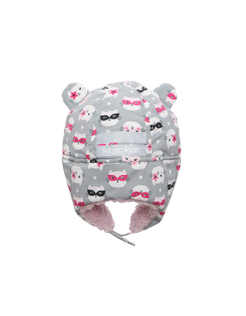 Flapjackkids Αδιάβροχο Trapper Hat Cat - LARGE 4-6 yrs  |  FJKTH746L